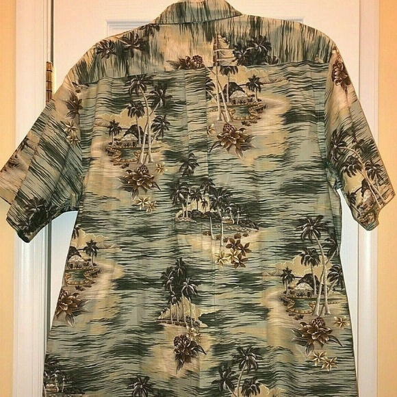 ARTHOUSE Hawaiian Shirt Tropical Palm Trees Aloha - Picture 2 of 4